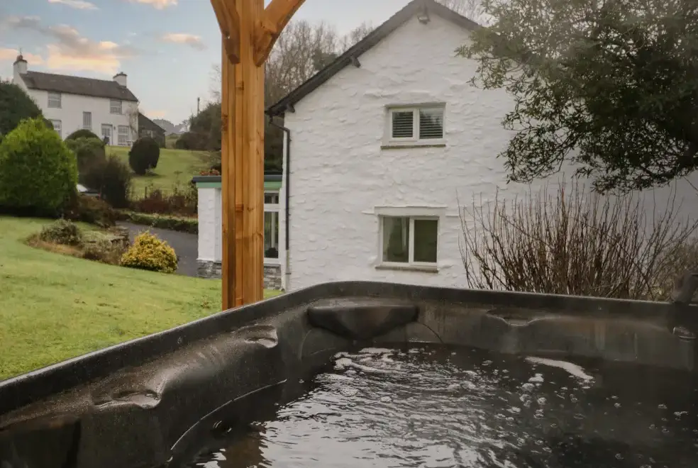 Private Hot Tub at Green Stile Cottage
