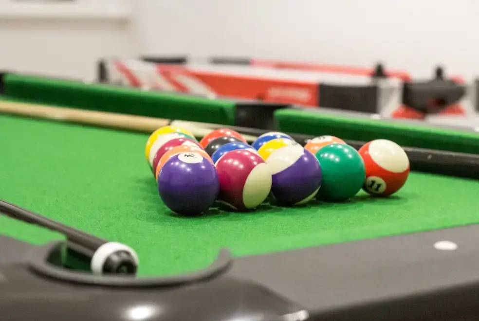 Games Room at Greens Norton House