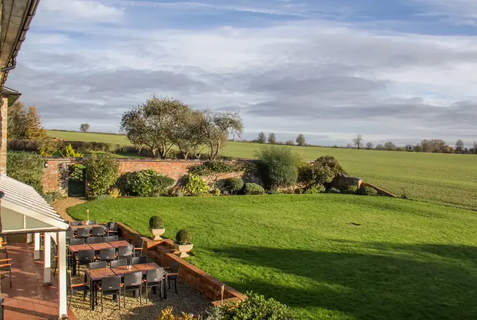 Countryside views at Greens Norton House