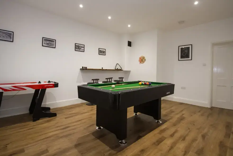 Games Room at Greens Norton House