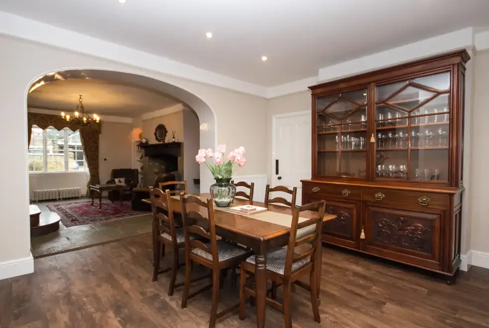 Dining room at Greens Norton House