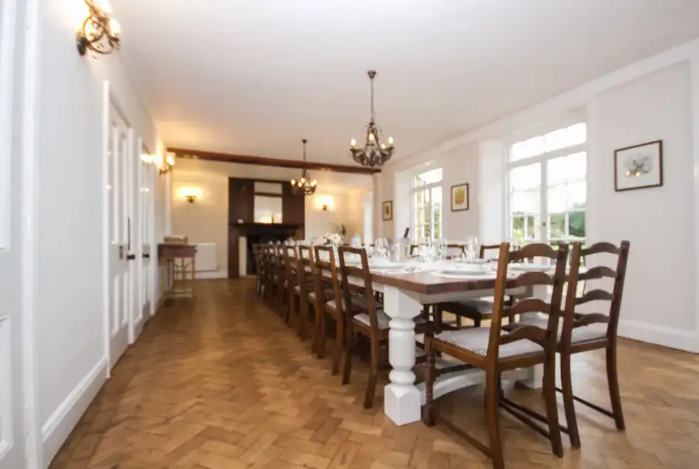 Dining room at Greens Norton House