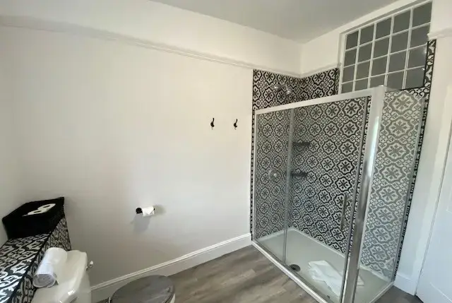 Shower room at Greens Norton House