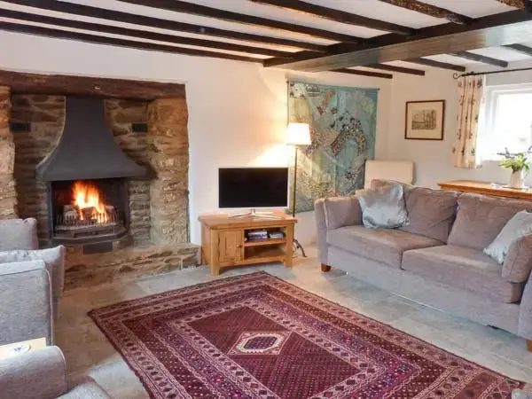 Lounge at Greenslades Rural Retreat, Exmoor National Park