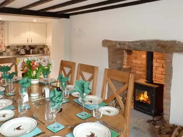 Dining room at Greenslades Rural Retreat, Exmoor National Park