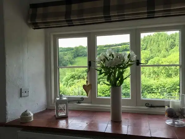 Countryside views at Greenslades Rural Retreat, Exmoor National Park