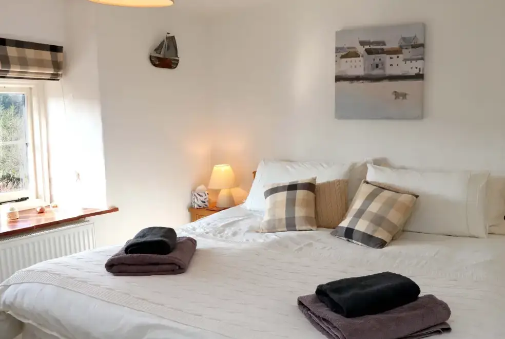 Bedroom at Greenslades Rural Retreat, Exmoor National Park