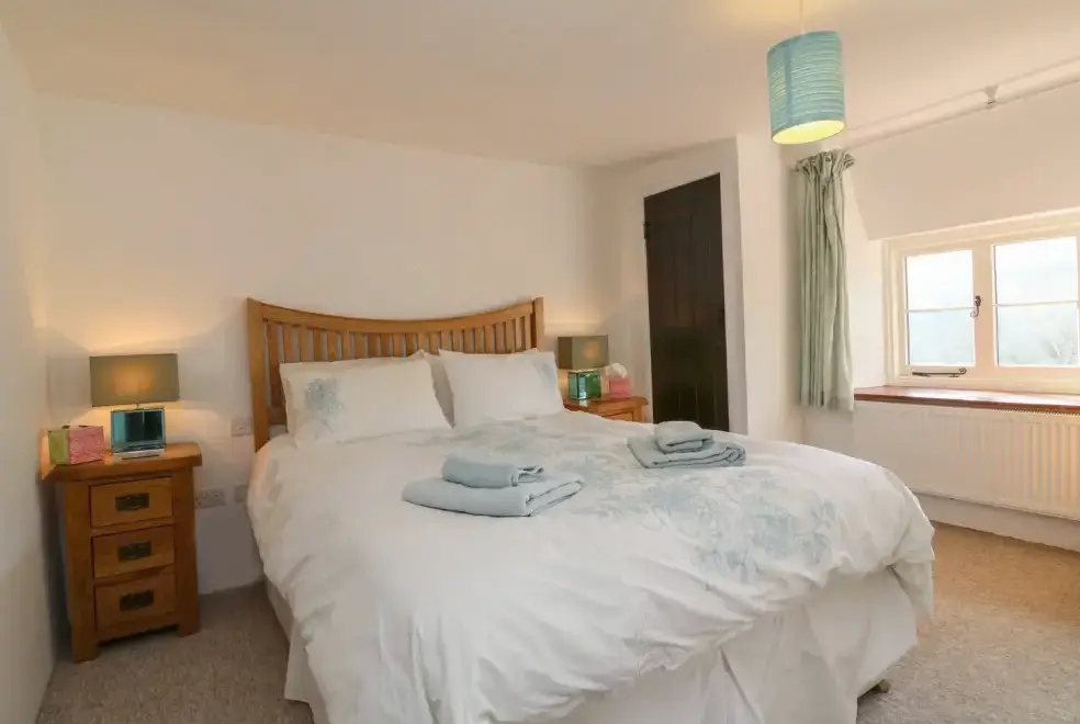 Bedroom at Greenslades Rural Retreat, Exmoor National Park