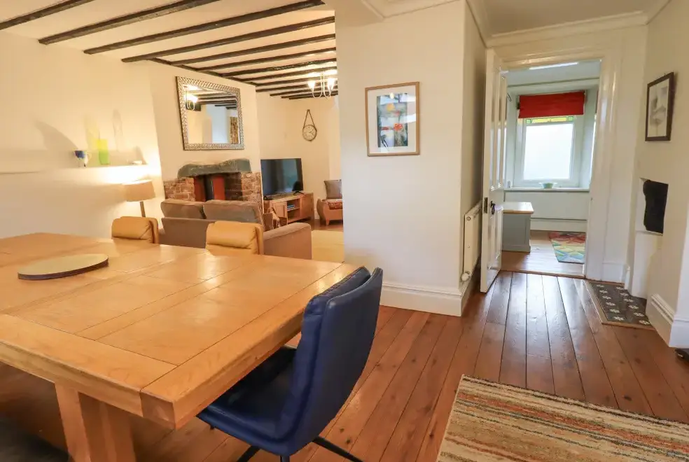 Open plan living area at Greta Mill