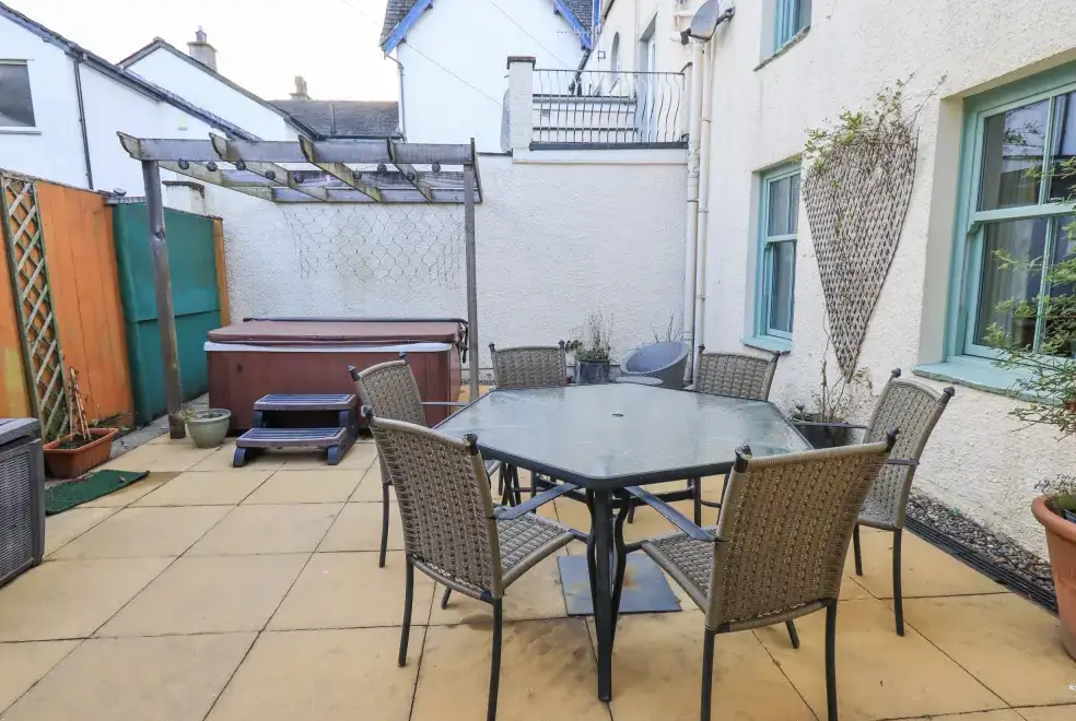 Patio area at Greta Mill