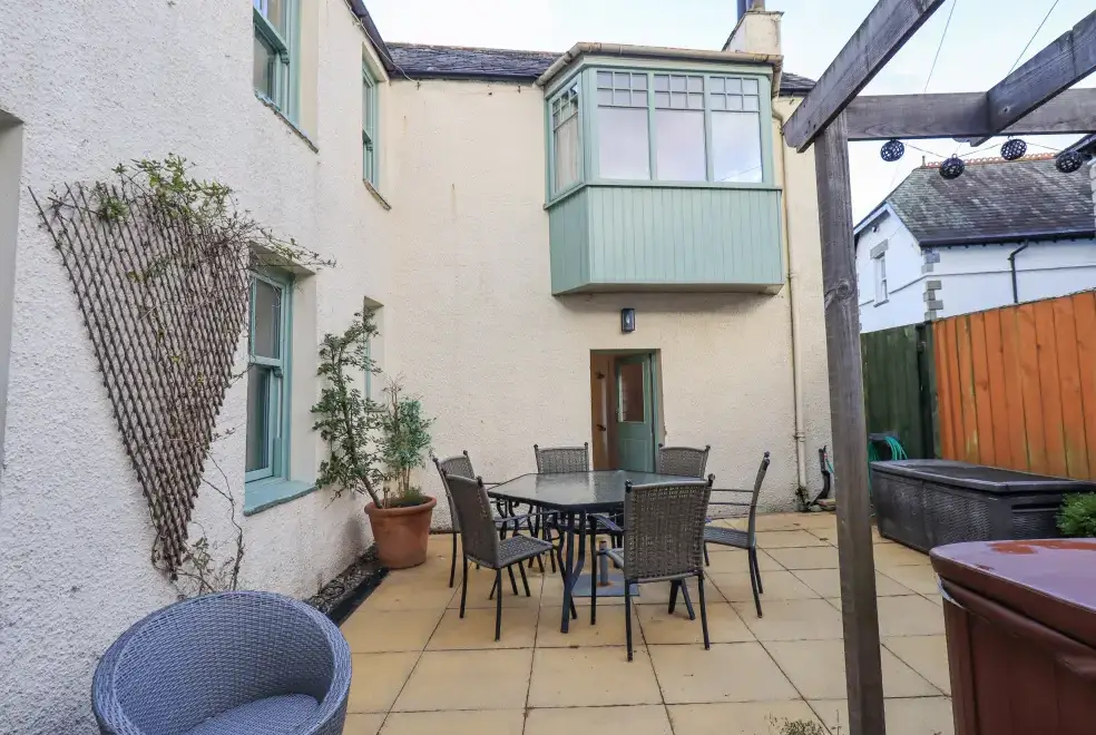 Patio area at Greta Mill