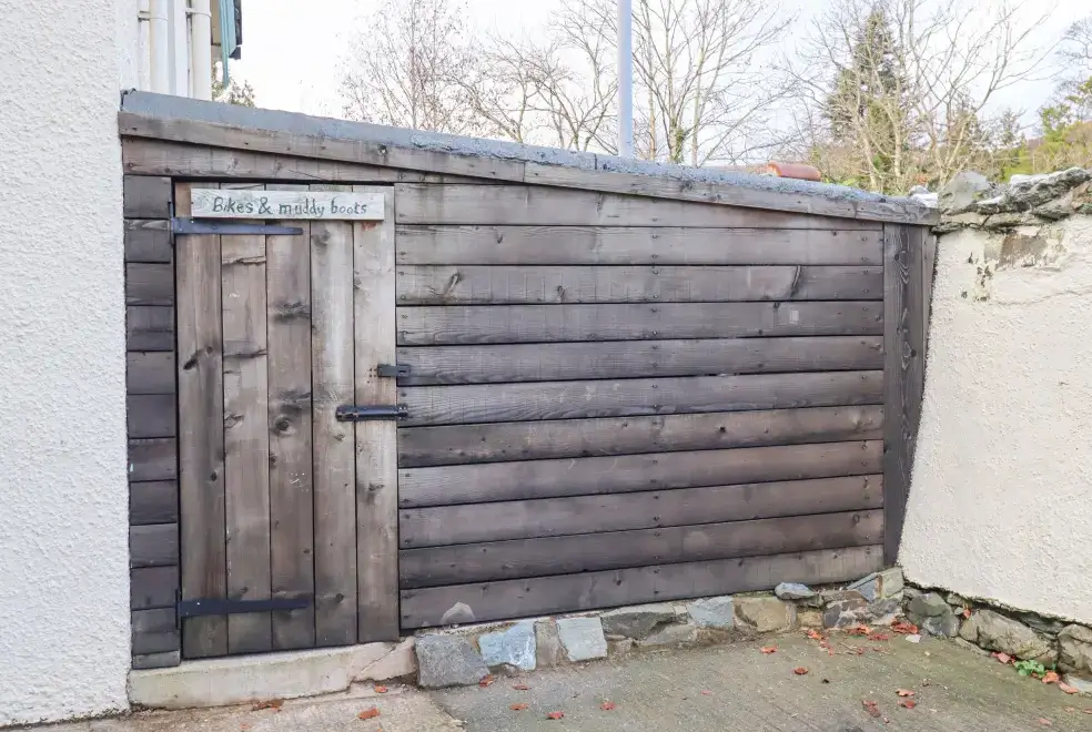 Enclosed garden at Greta Mill