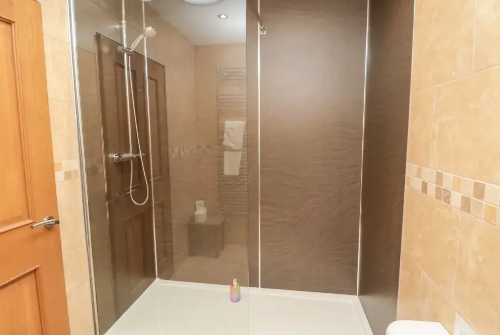 Shower room at Grey Croft