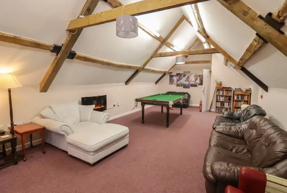 Games Room at Greyhound Barn