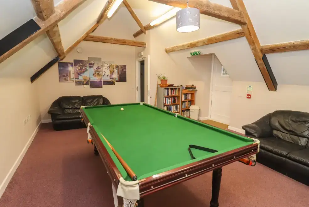 Games Room at Greyhound Barn