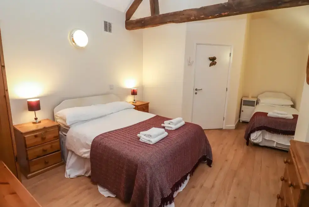 Bedroom at Greyhound Barn