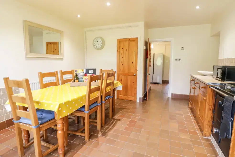 Kitchen/diner at Groes Lwyd