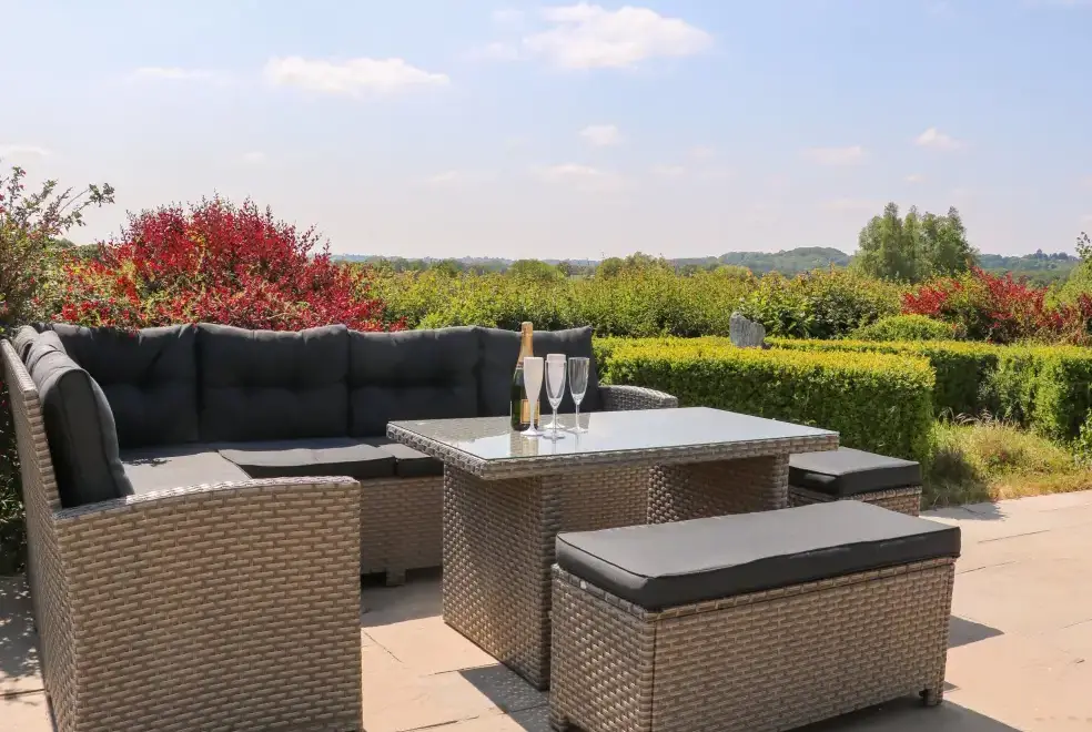 Patio area at Groomes Country House