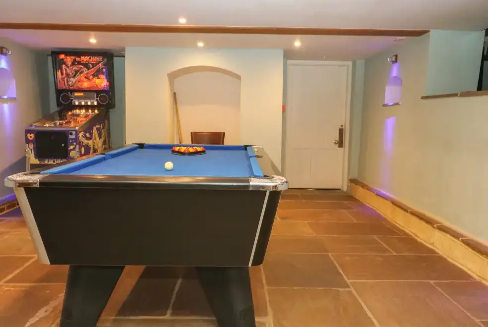Games Room at Groomes Country House