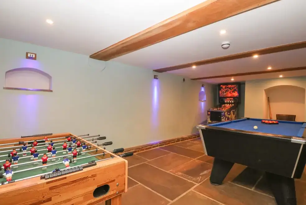 Games Room at Groomes Country House