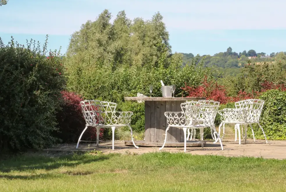 Garden furniture at Groomes Country House