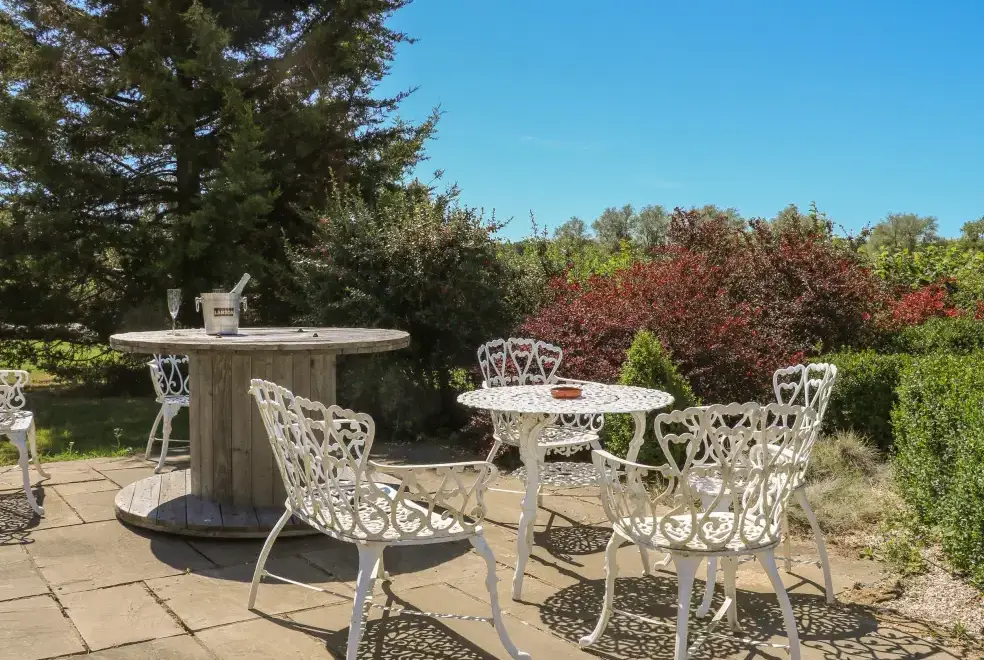 Garden furniture at Groomes Country House