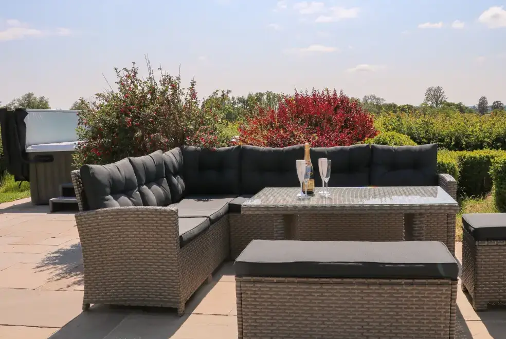 Patio area at Groomes Country House