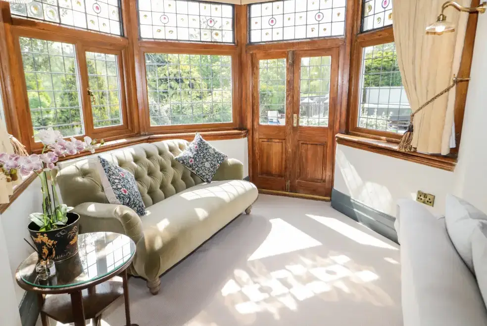 Conservatory at Gwern Borter Manor