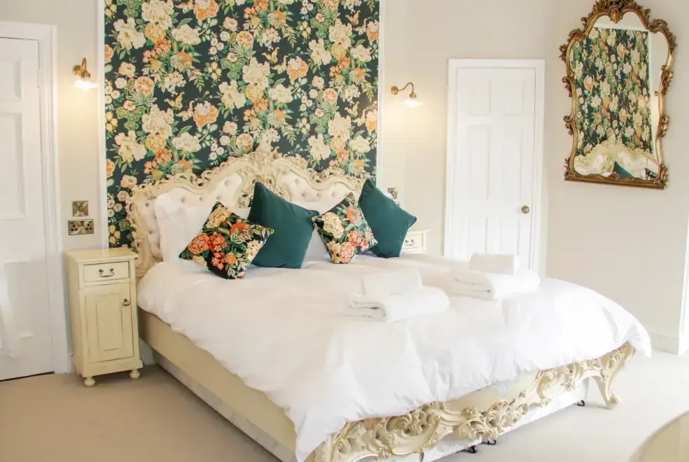 Bedroom at Gwern Borter Manor