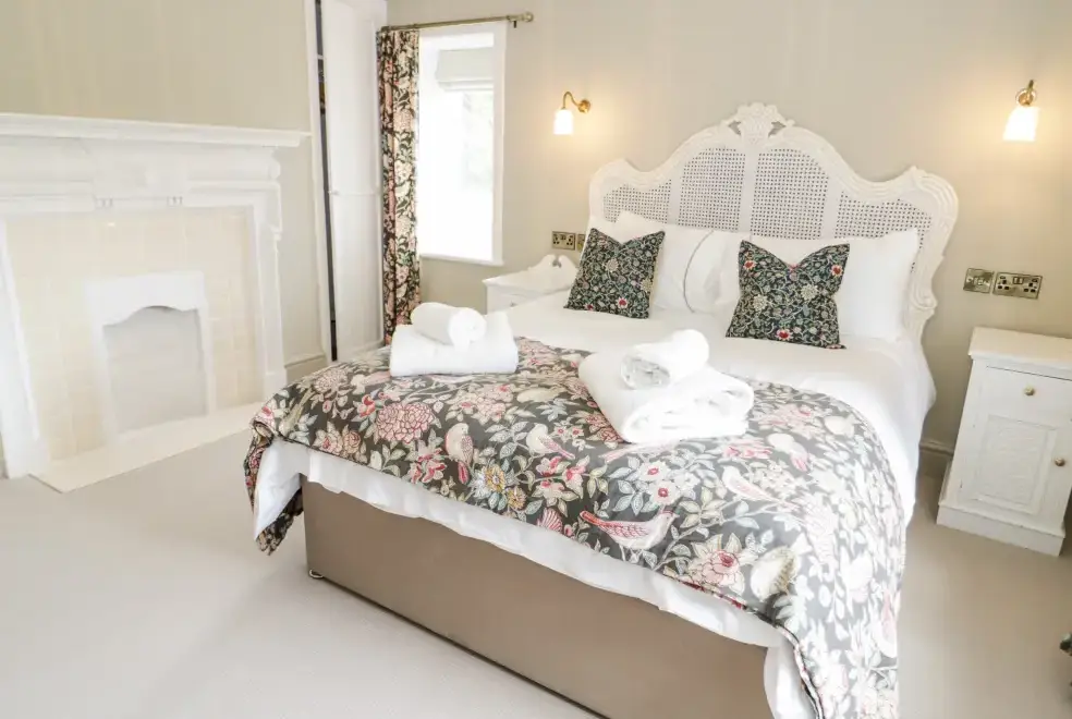 Bedroom at Gwern Borter Manor