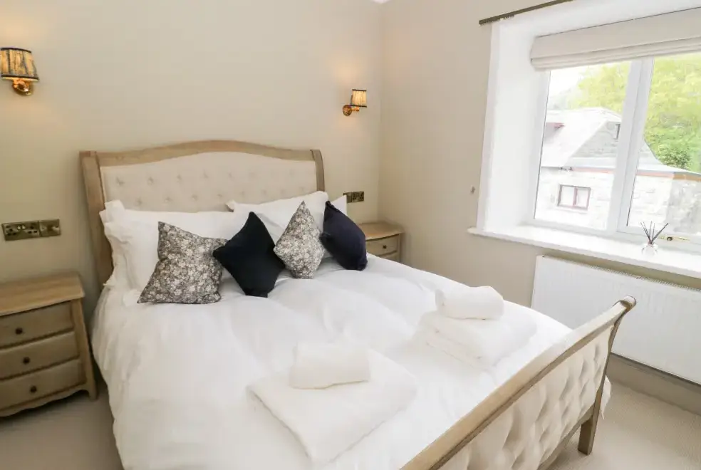 Bedroom at Gwern Borter Manor