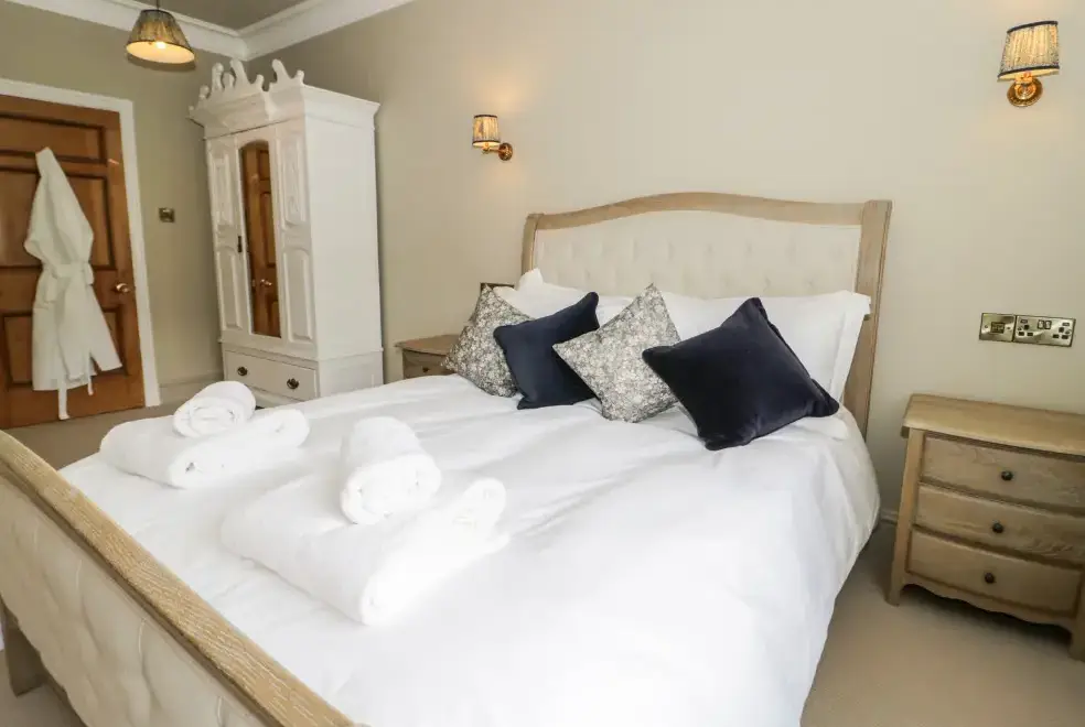 Bedroom at Gwern Borter Manor