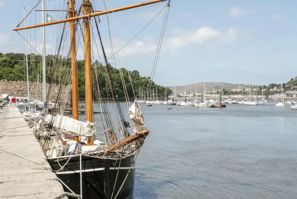 Coastal scenes near Gwern Borter Manor