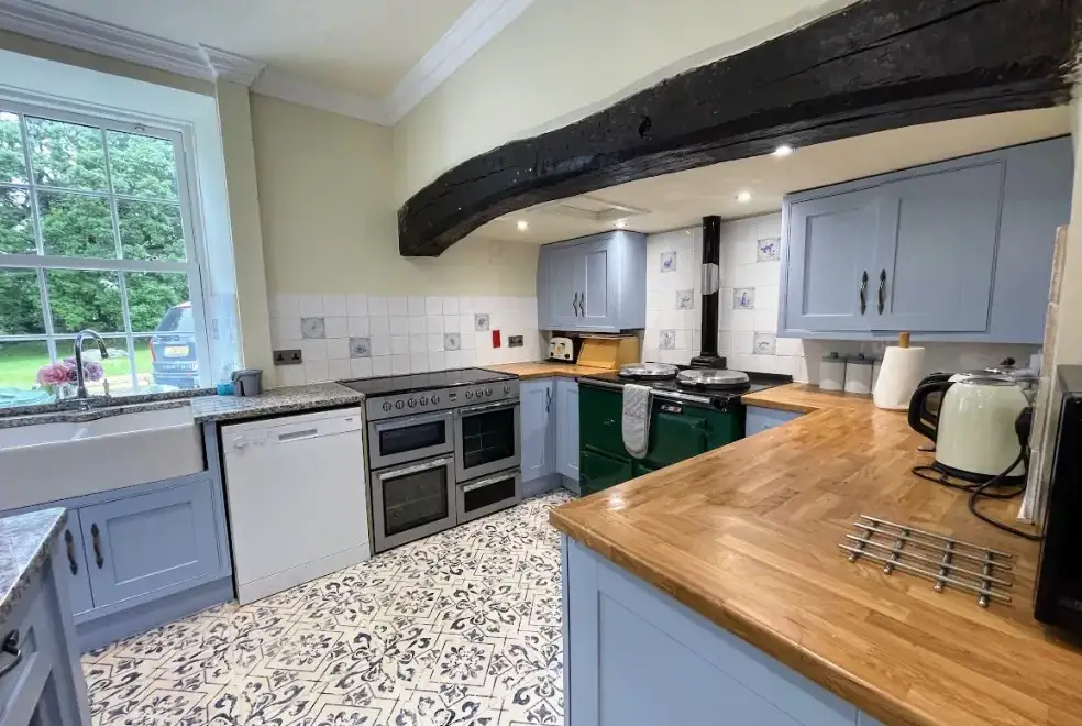 Kitchen/diner at Hafod Grove Mansion House