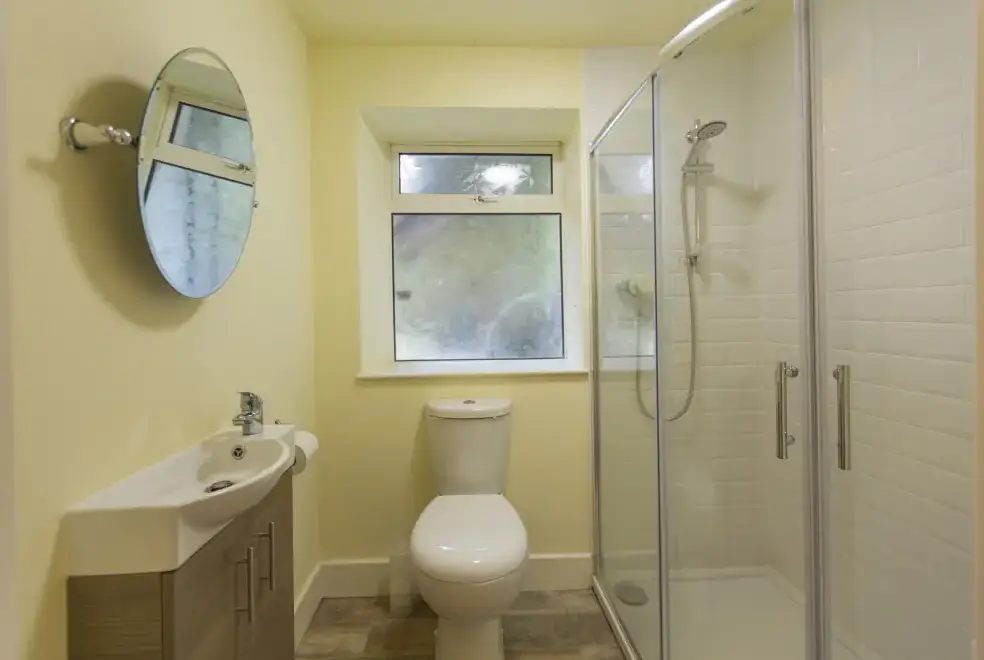 Shower room at Hafod Grove Mansion House