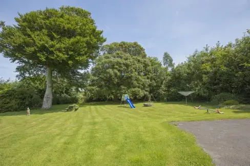 Children&rsquo;s play area at Hafod Grove Mansion House, Pembrokeshire