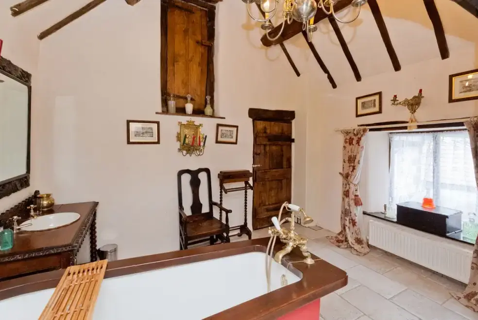 Ensuite bathroom at Hagg Hill Hall