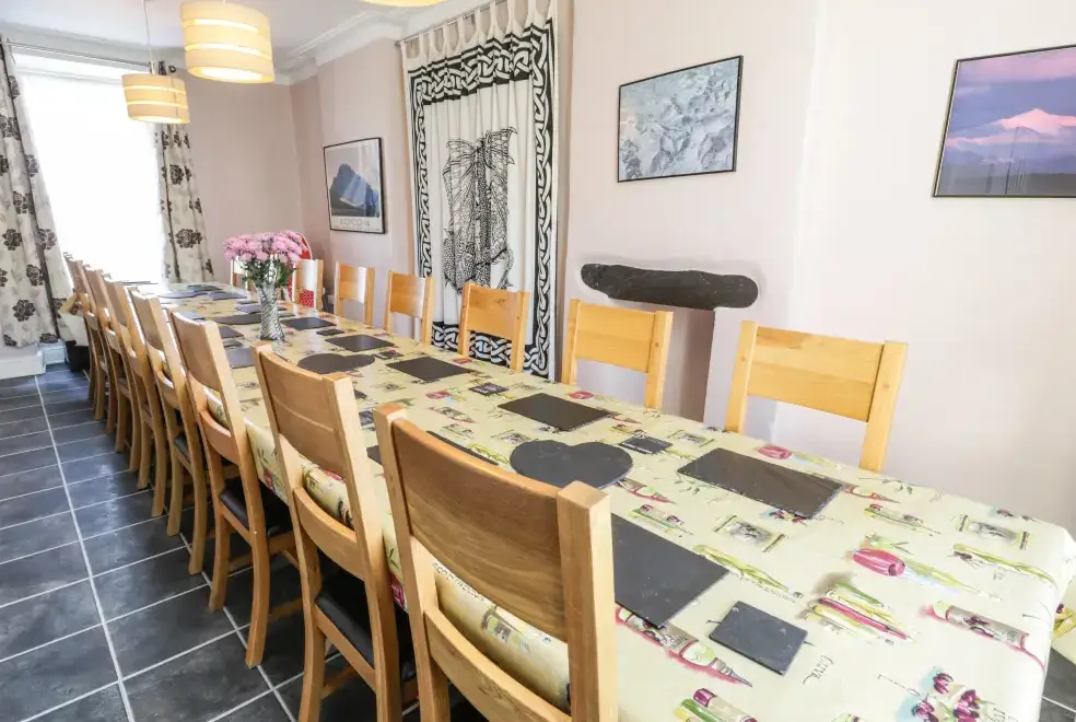 Dining room at Halford Hill House