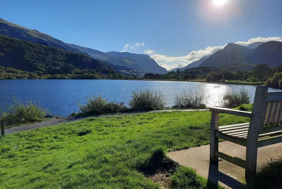 Lake view at Halford Hill House