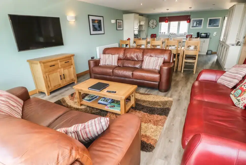 Open plan living area at Harmon Vale