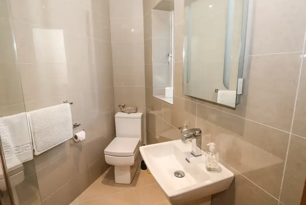 Shower room at Harmon Vale