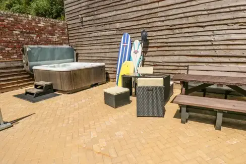 Private Hot Tub at Harmon Vale, Pembrokeshire