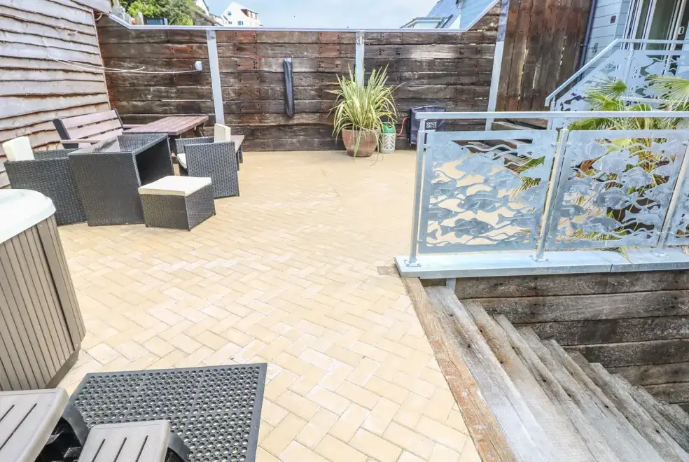 Decked area at Harmon Vale