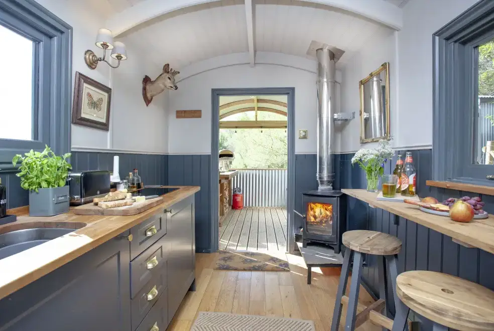 Kitchen/diner at Hawkins Hideaway