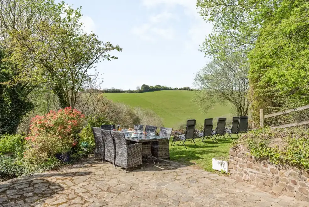 Countryside views at Hazel Barn