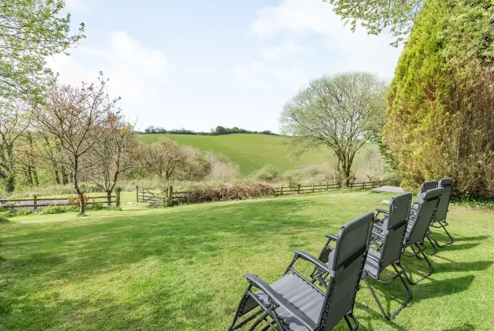 Countryside views at Hazel Barn