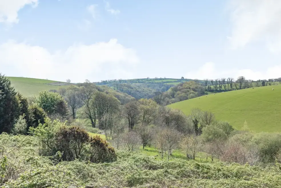Countryside views at Hazel Barn