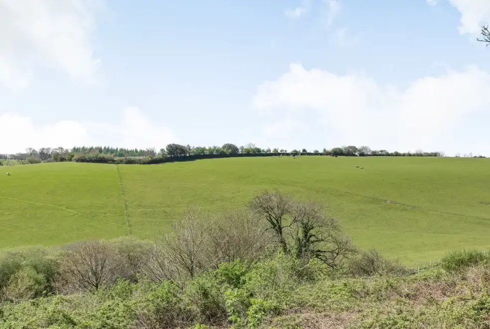 Countryside views at Hazel Barn