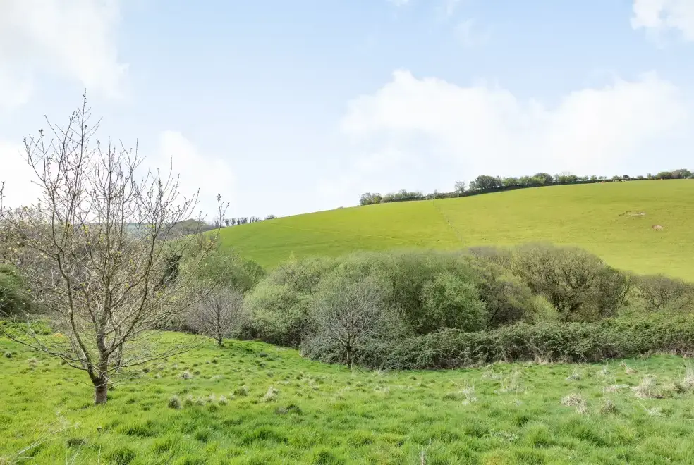Countryside views at Hazel Barn