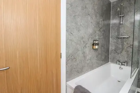 Family bathroom at Hazel, Highland